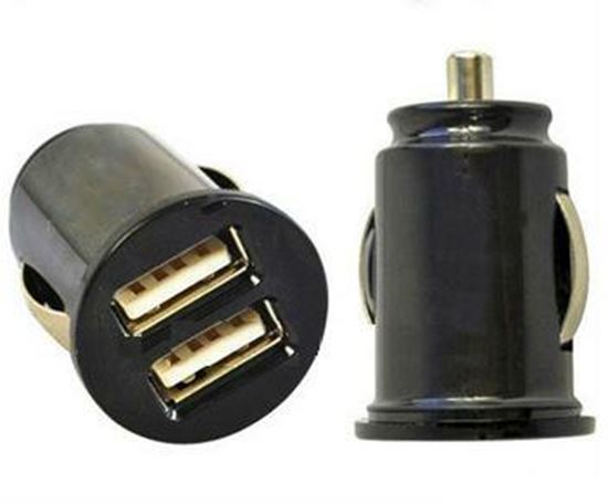 Picture of USB Dual Car Charger Adapter 12V DC